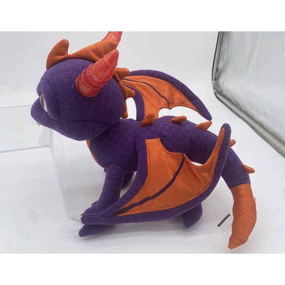 Skylanders Spyros The Purple Dragon Plush Stuffed Animal 2012 Lights Sounds Work - Picture 3 of 3
